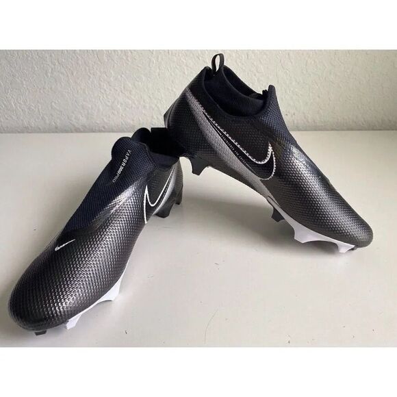 Nike Vapor Edge Pro 360 Football Cleats Black White AO8277-001 Men’s Size 12 - Picture 1 of 11